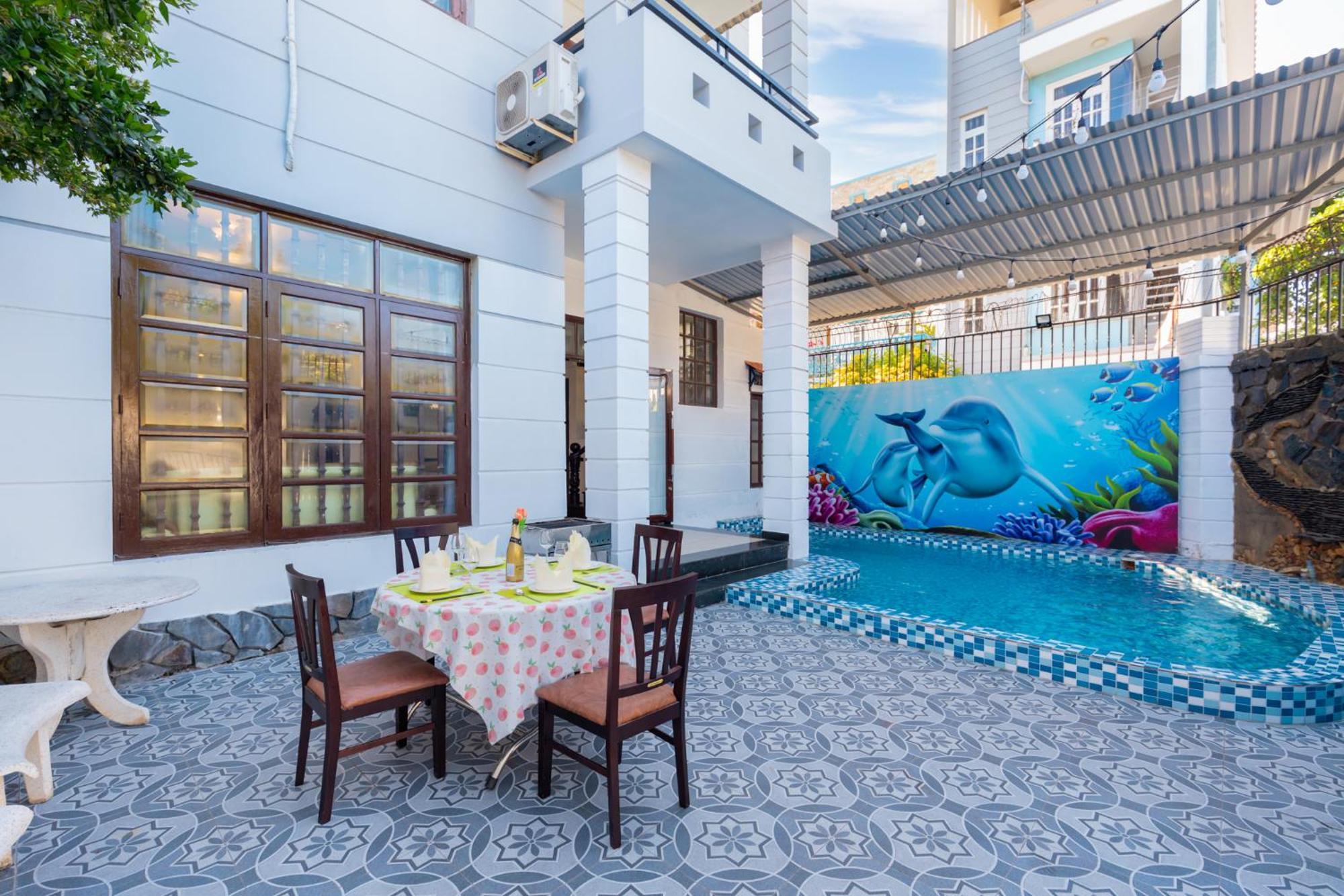 Villa Ho Boi 47 - Gan Bien Bai Sau - Phong Khach Co May Lanh Vung Tau Bagian luar foto